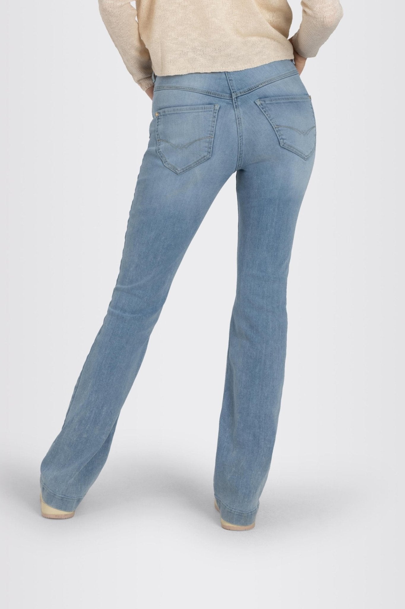 MAC Dream Bootcut Jeans Summer Blue Clouds Wash 5433 - 90 - 0358L - D215 - Dotique - Mac