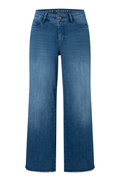 Designed for effortless style and comfort, the Dotique MAC Dream Wide Cropped Jeans in Storm Blue Wash offer a modern, relaxed silhouette. Shop MAC Jeans at Dotique.