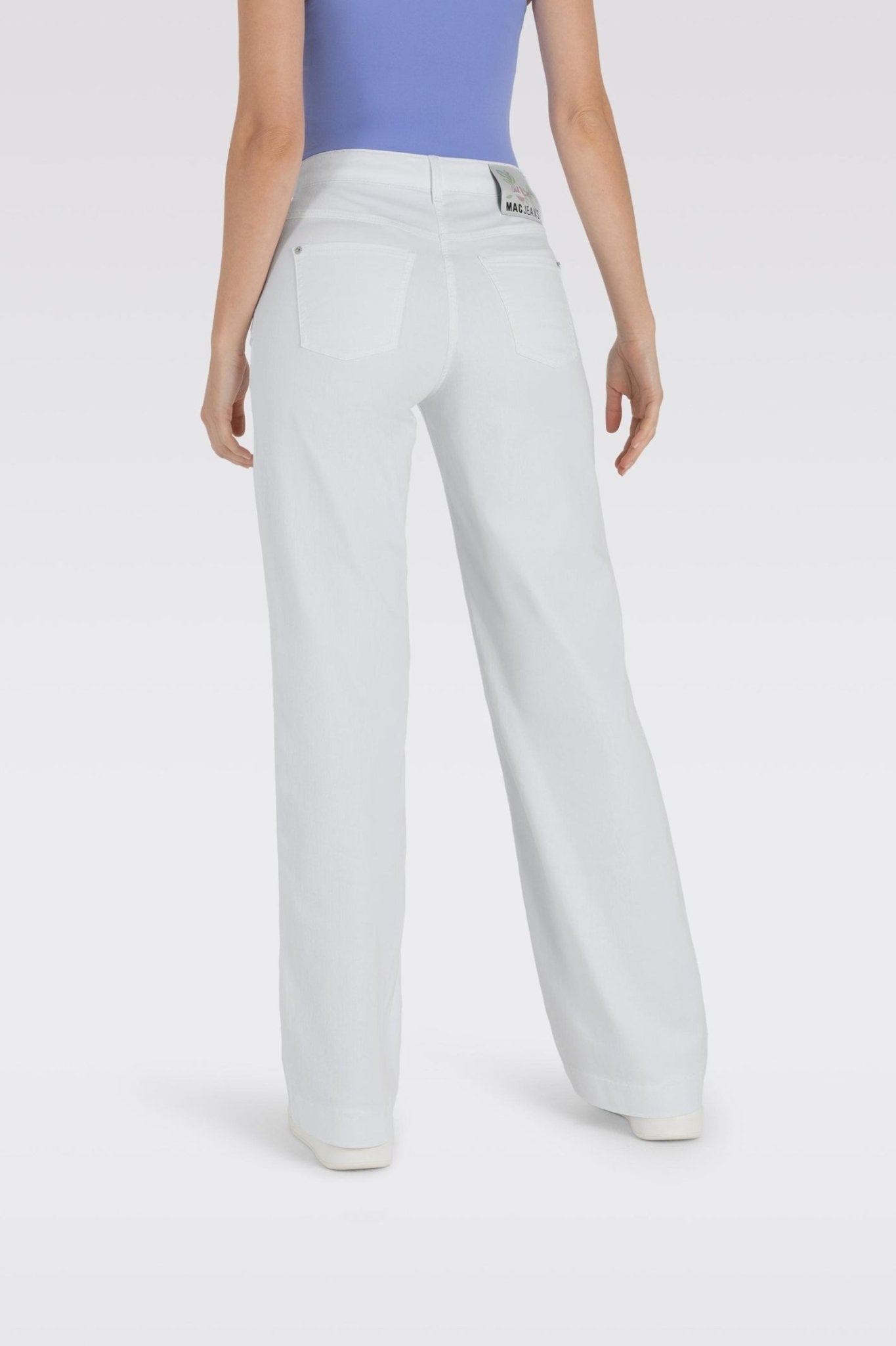 MAC Jeans Dream Wide Wonder Light Denim White Jeans - 5441-90