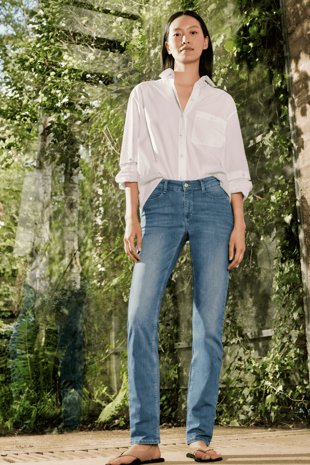 MAC DREAM Wonder Light Denim Straight Jeans 5401 - 90 - 0351L - Dotique