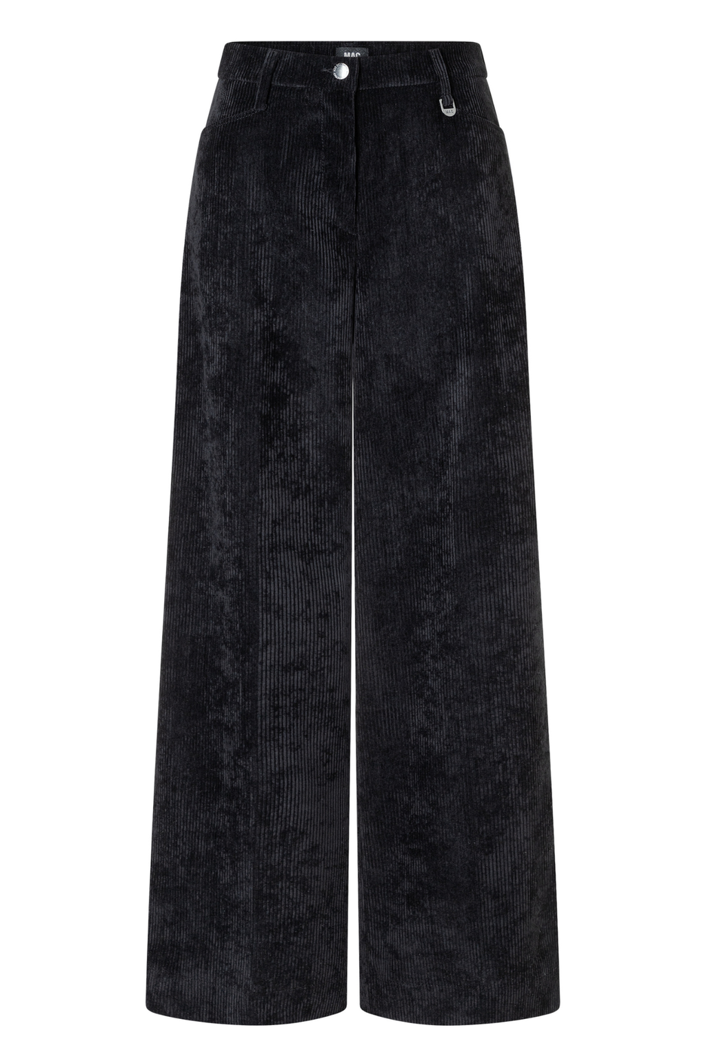 Mac Jeans 2793-0410-90 Black Palazzo Corduroy Trousers