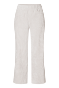 MAC Jeans CHIARA Cropped Fluid Corduroy Trousers White Sand 3045 - 00 - 0410 - 012 - Dotique - Mac