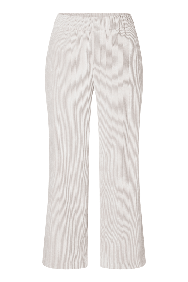 MAC Jeans CHIARA Cropped Fluid Corduroy Trousers White Sand 3045 - 00 - 0410 - 012 - Dotique - Mac