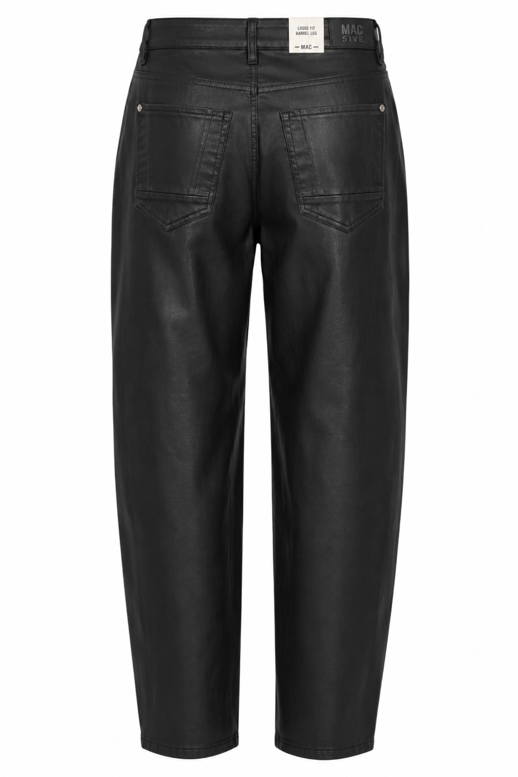 MAC Jeans Danni 2.3 Coated Barrel Jeans – Black 3107-00-0465-090