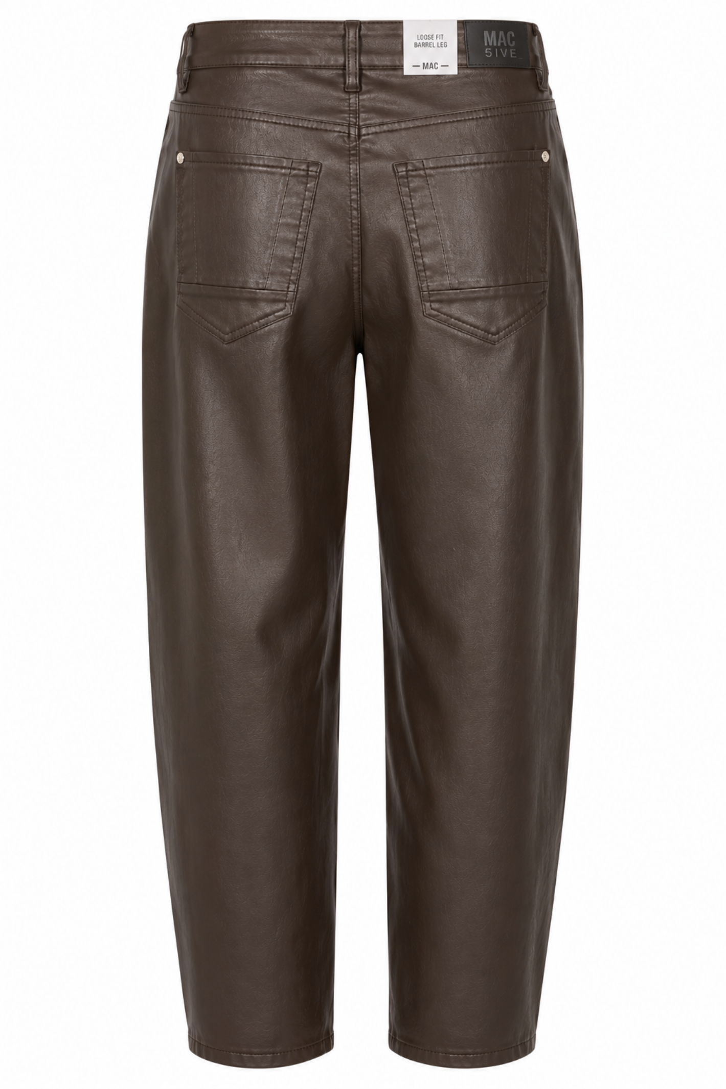MAC Jeans Danni 2.3 Coated Barrel Jeans – Truffle Brown 3107-00-0465-293