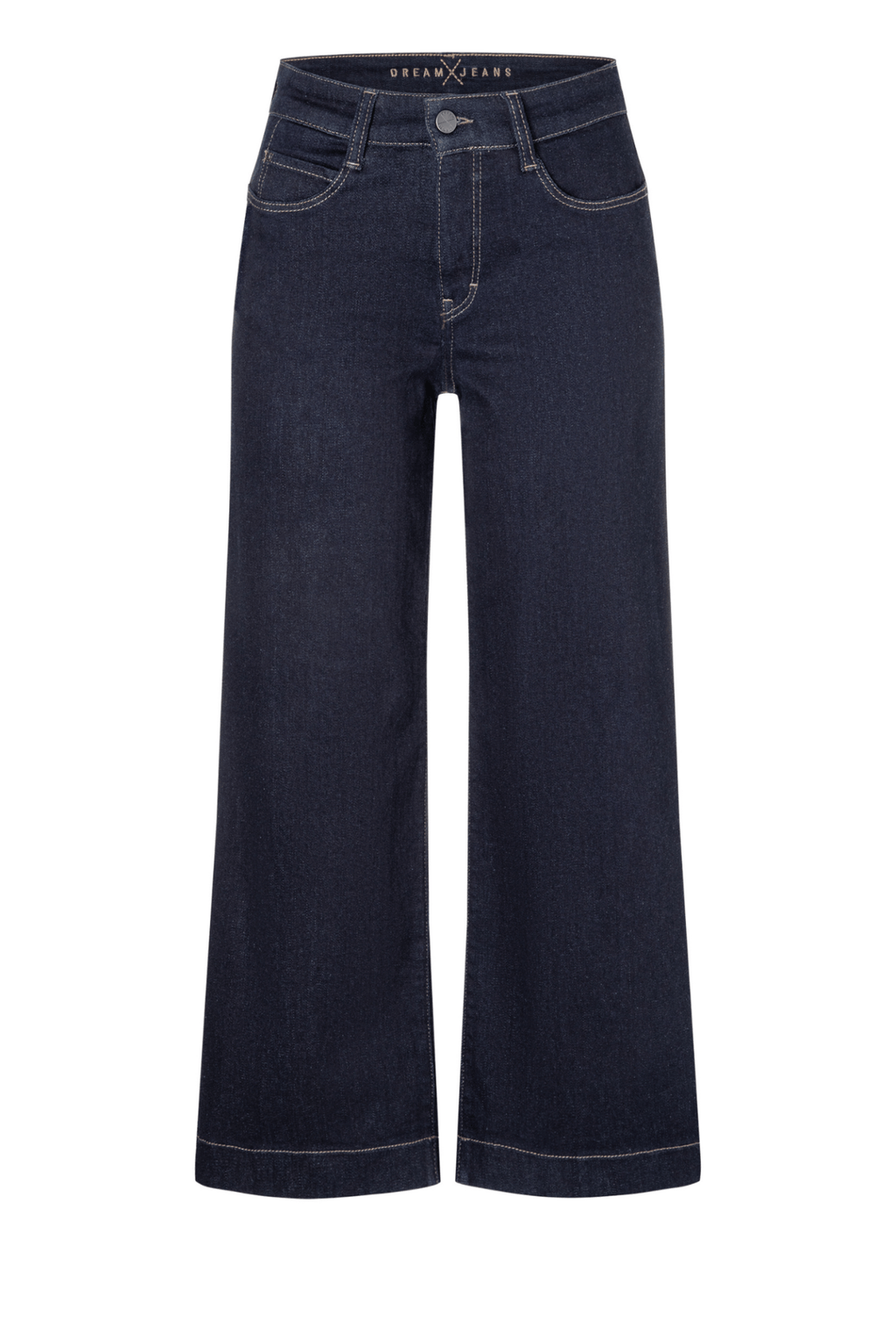 MAC Dream culotte wide cropped jeans in fashion rinsed wash – Dotique