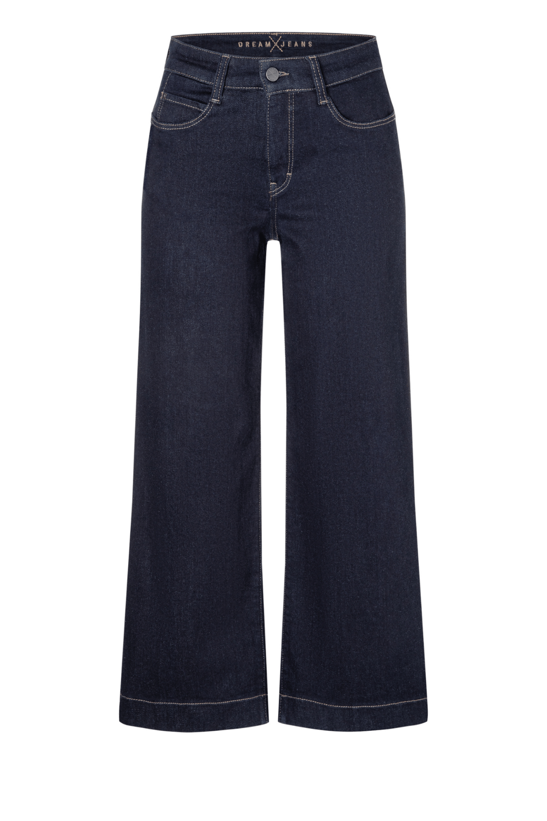 MAC Dream culotte wide cropped jeans in fashion rinsed wash – Dotique