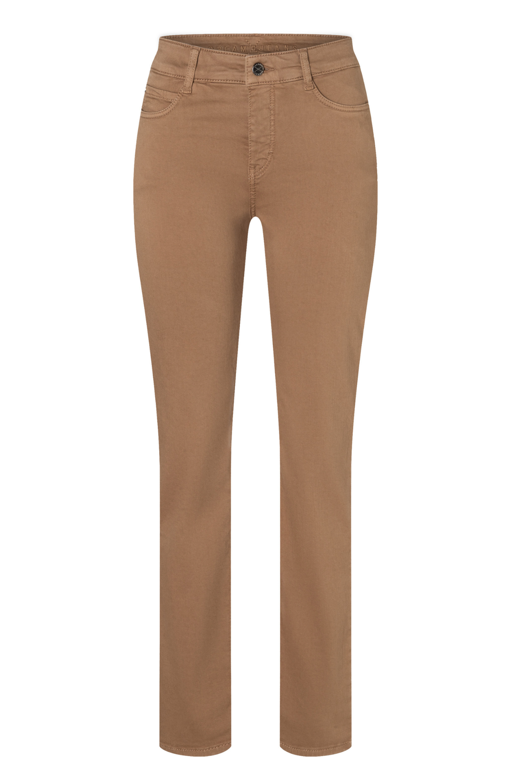 MAC Dream Jeans in Light Cognac super stretch slim fit women's jeans.