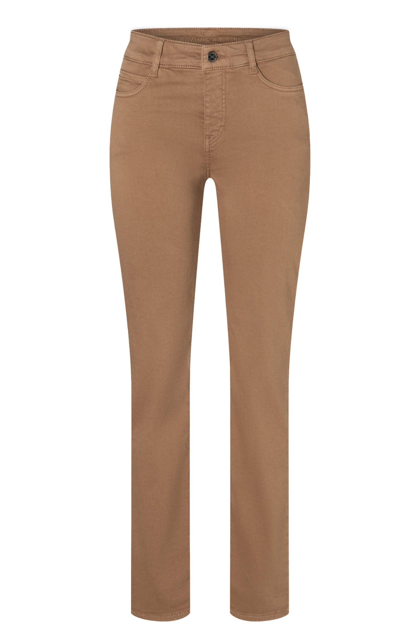 MAC Dream Jeans in Light Cognac super stretch slim fit women's jeans.