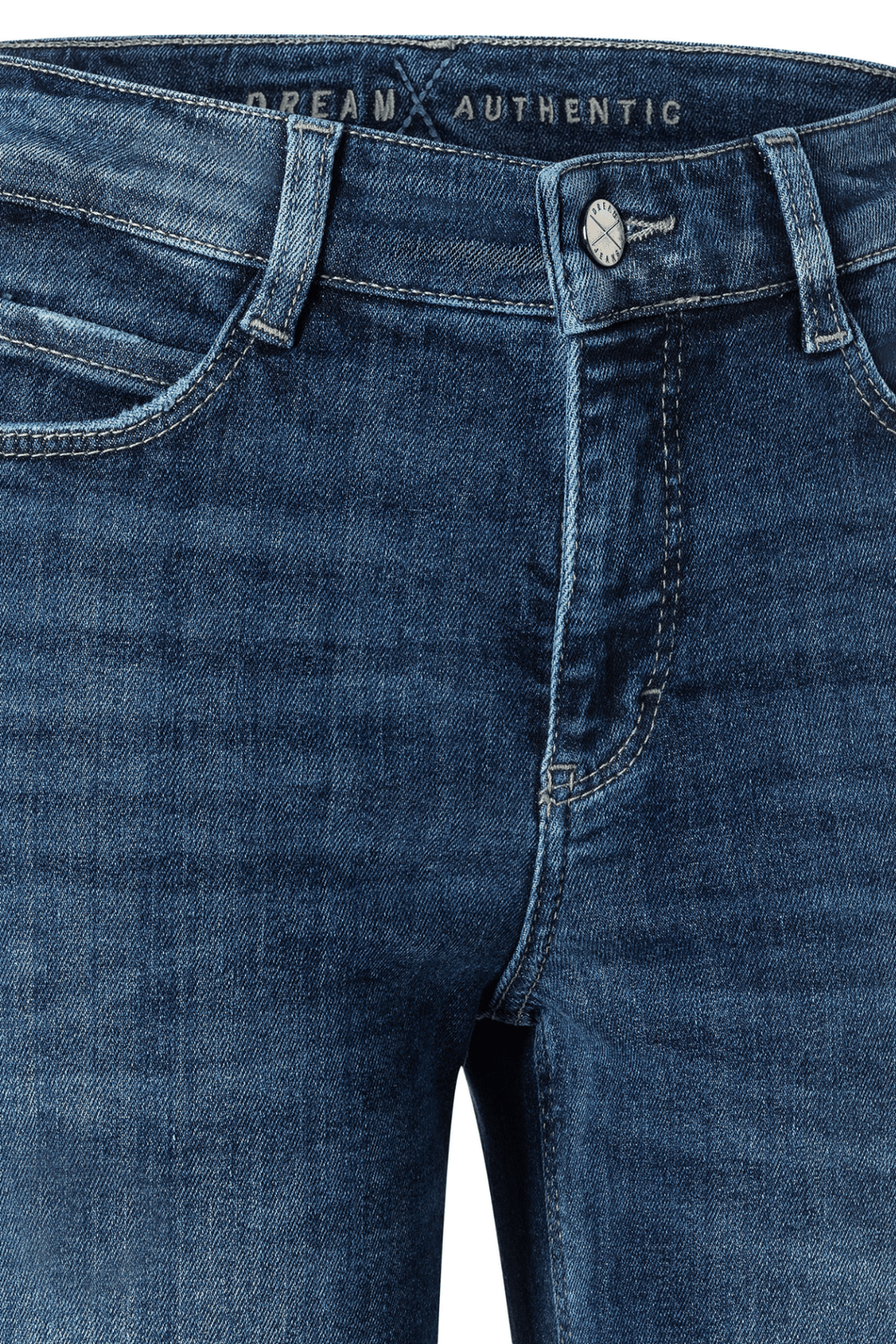 MAC Dream wide leg jeans in cobalt authentic wash – Dotique

