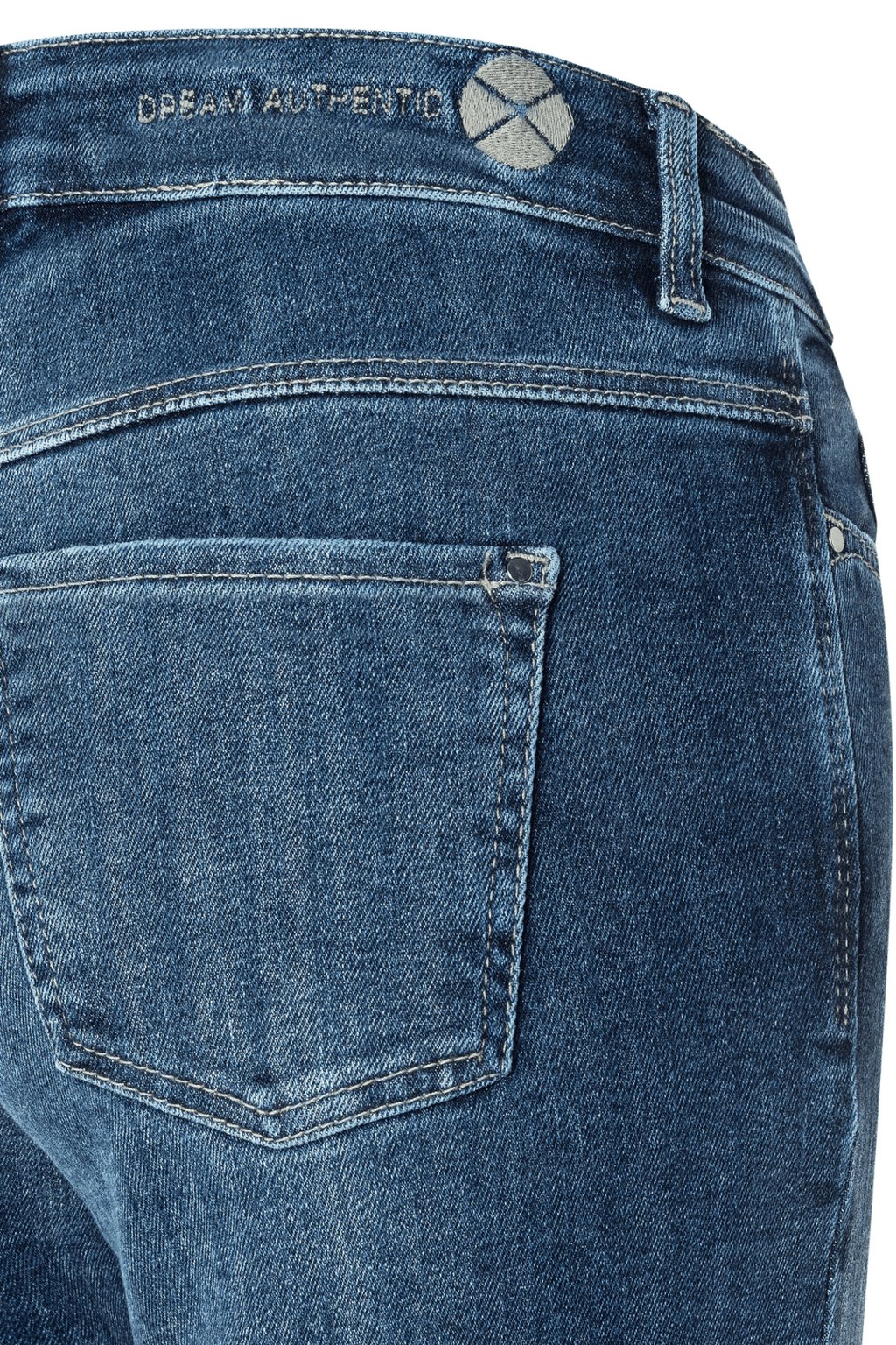 MAC Dream wide leg jeans in cobalt authentic wash – Dotique

