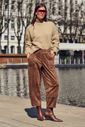 MAC Jeans Tilda Worker Trousers Truffle Brown 3482-00-0455-293