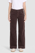 MAC Jeans Wide Soft Baby Cord Trousers Truffle Brown 5228-00-0422-293R Mac Jeans Shop Mac Jeans at Dotique