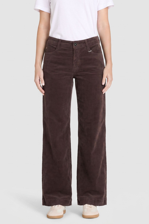 MAC Jeans Wide Soft Baby Cord Trousers Truffle Brown 5228-00-0422-293R Mac Jeans Shop Mac Jeans at Dotique