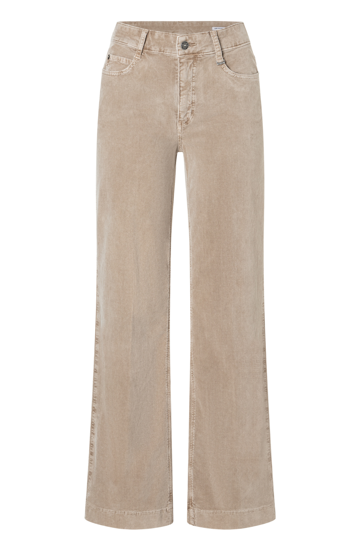 MAC Jeans Wide Soft Baby Cord Trousers Windspray Beige 5228-00-0422-228V by Mac Jeans Shop Mac Jeans at Dotique