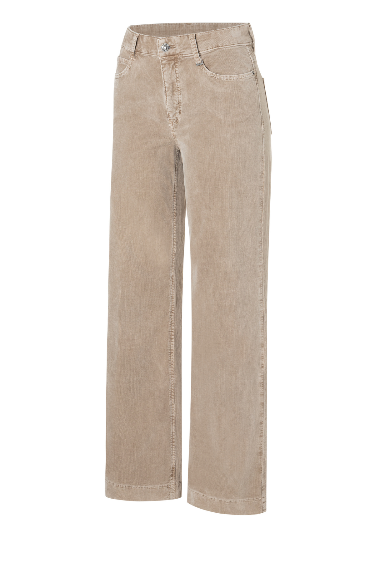 MAC Jeans Wide Soft Baby Cord Trousers Windspray Beige 5228-00-0422-228V by Mac Jeans Shop Mac Jeans at Dotique