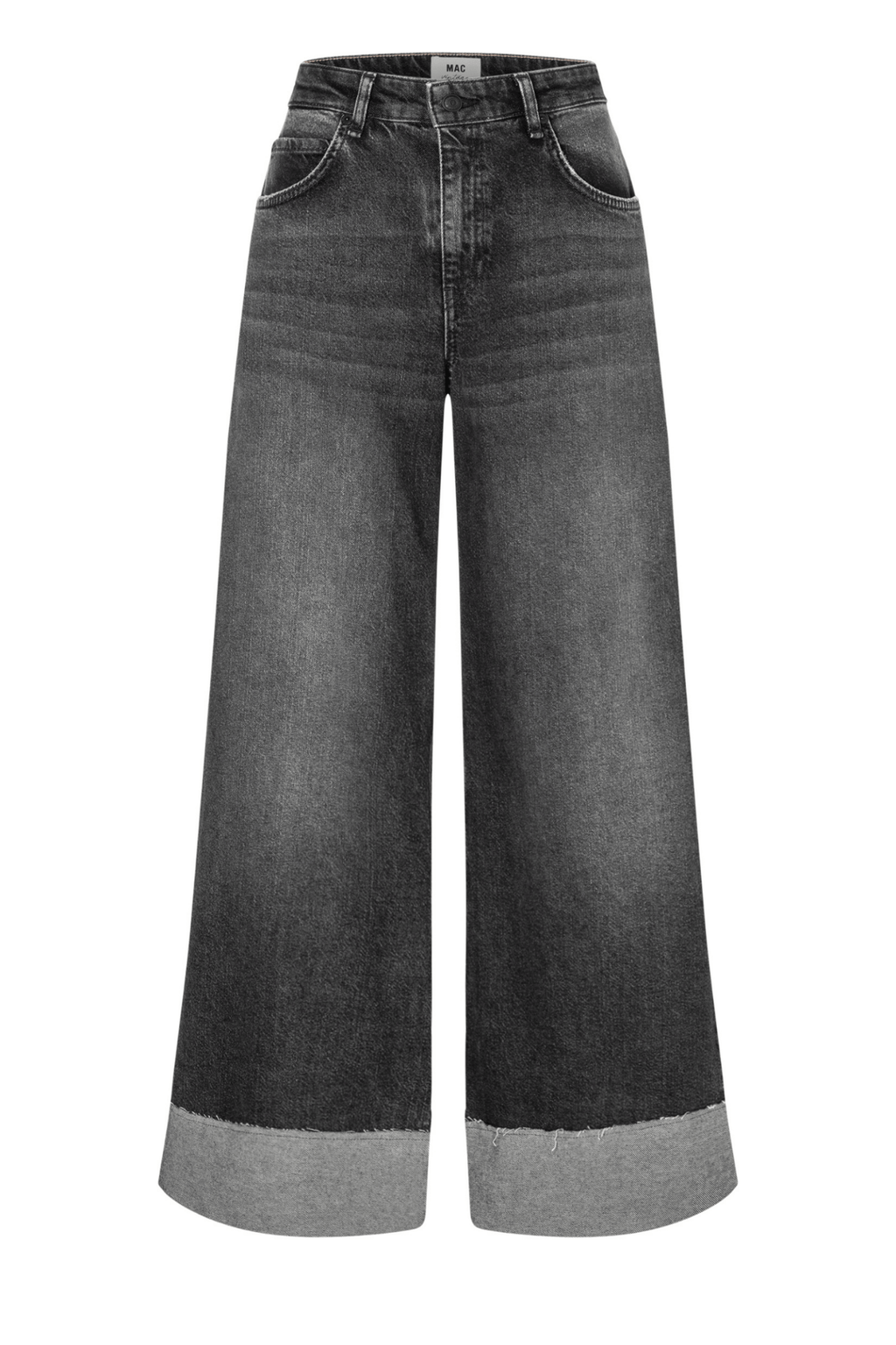 MAC Nevada super wide leg jeans in ashgrey vintage used – Dotique