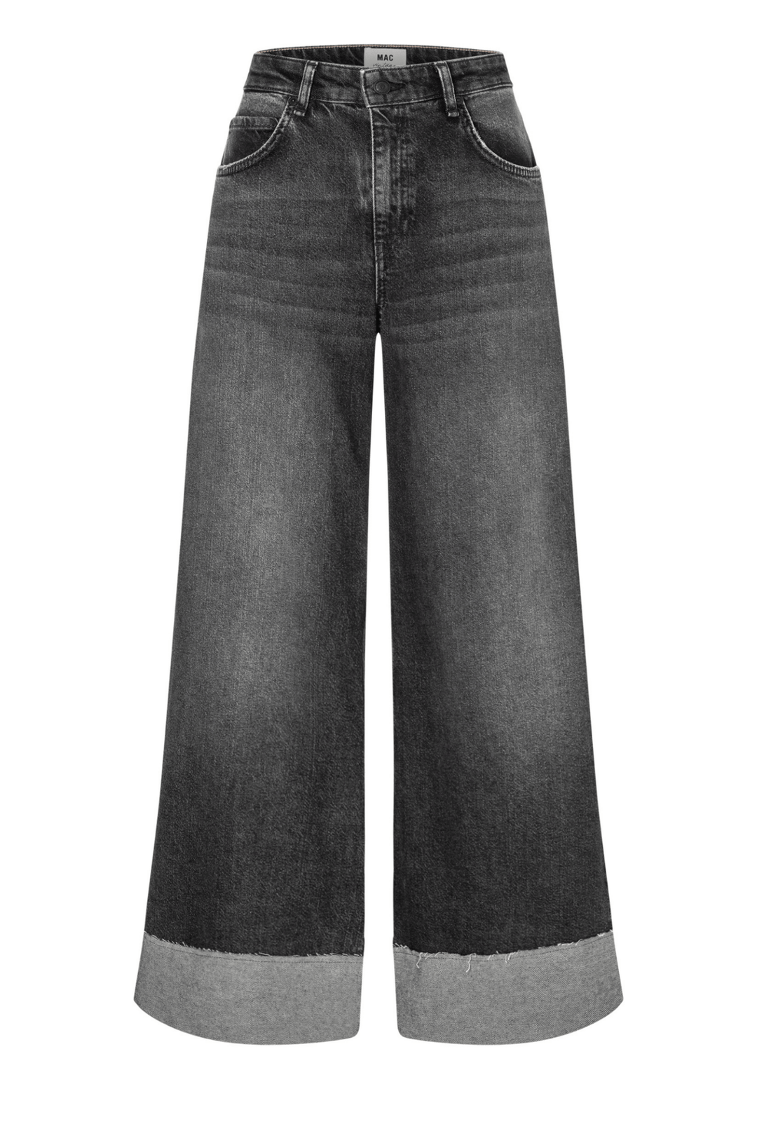 MAC Nevada super wide leg jeans in ashgrey vintage used – Dotique