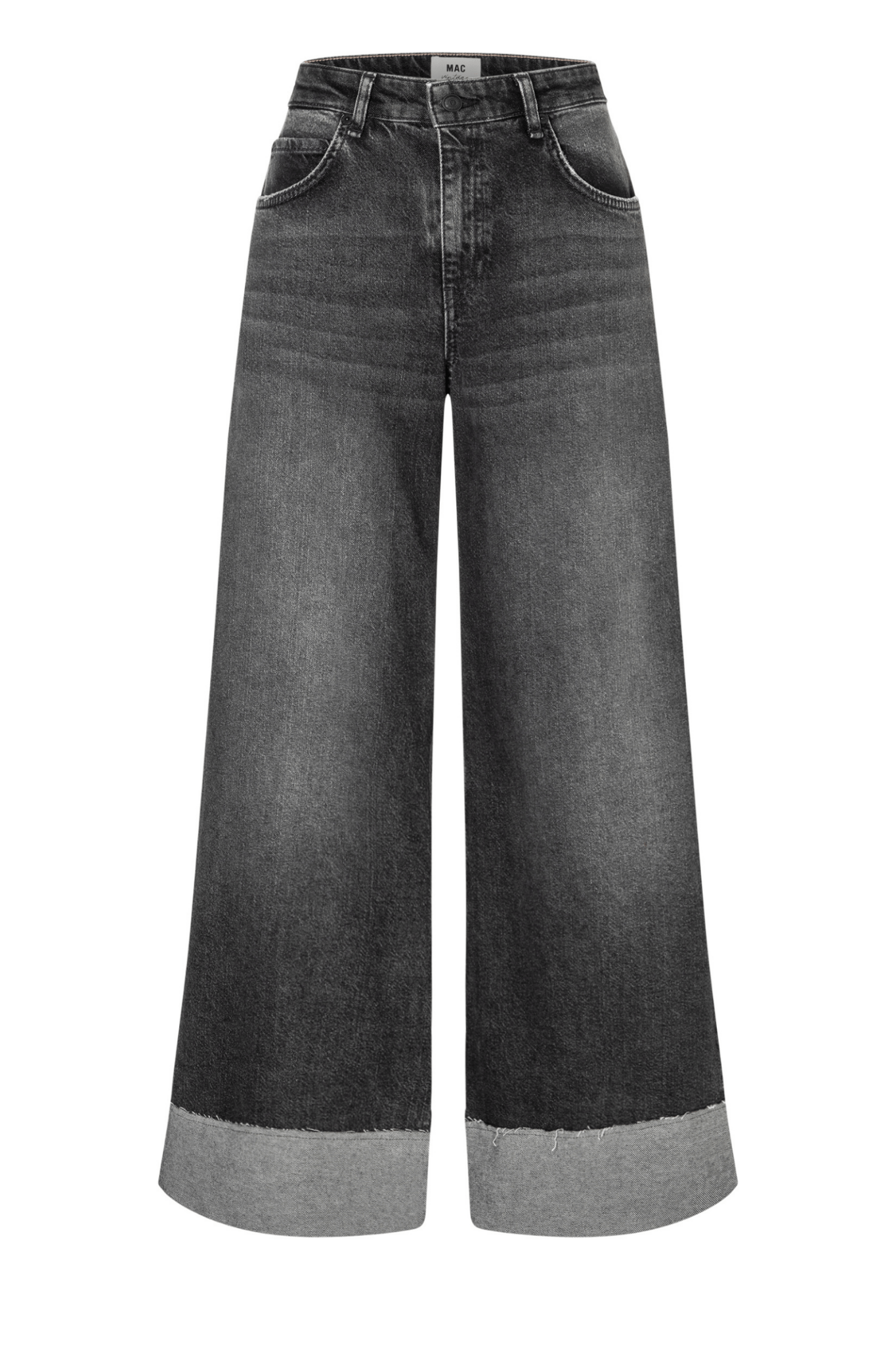 MAC Nevada super wide leg jeans in ashgrey vintage used – Dotique