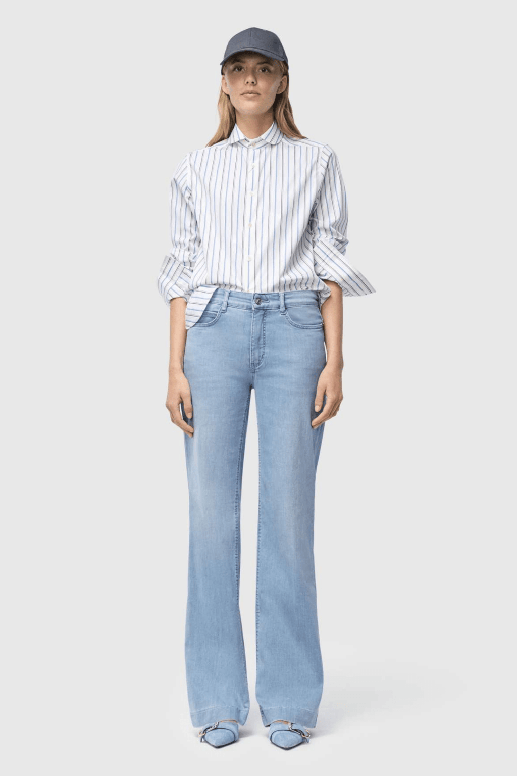 MAC Wide Jeans Sun Bleach Authentic Wash 5228 - 90 - D296 - Dotique