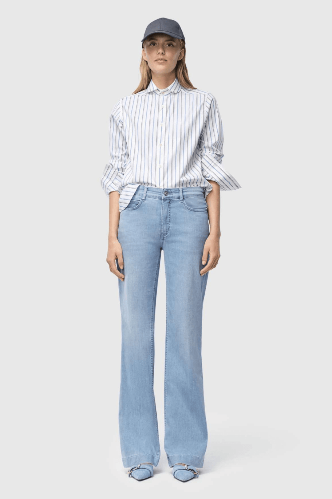 MAC Wide Jeans Sun Bleach Authentic Wash 5228 - 90 - D296 - Dotique