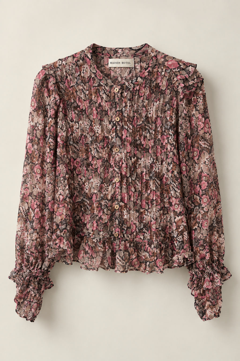 Maison Hotel Blouse Lerele Blossom floral blouse Shop Maison Hotel at Dotique