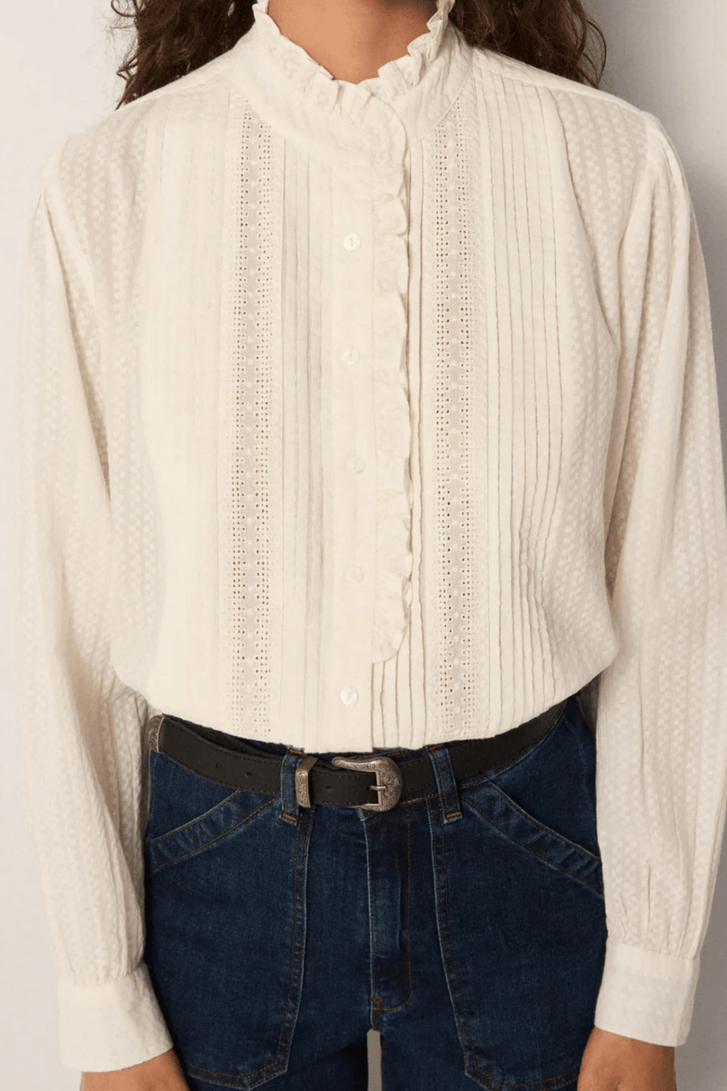 Maison Hotel Careless Whisper Bella Pearl Blouse - Dotique - Maison Hotel
