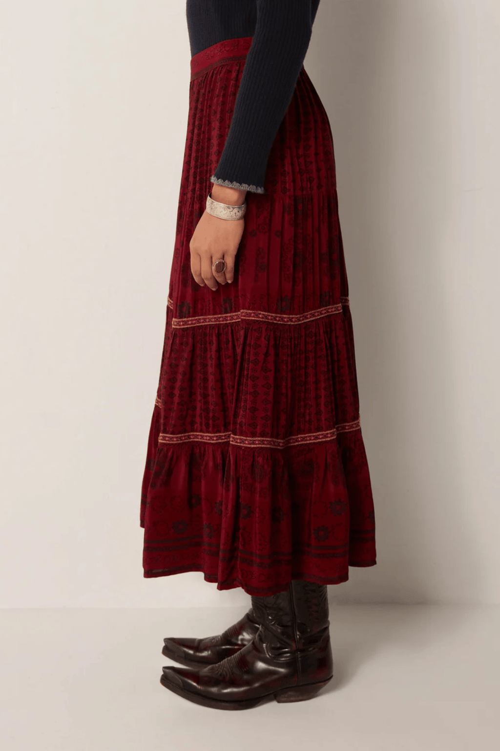 Maison Hotel Château Josephine Bordeaux Skirt - Dotique - Maison Hotel