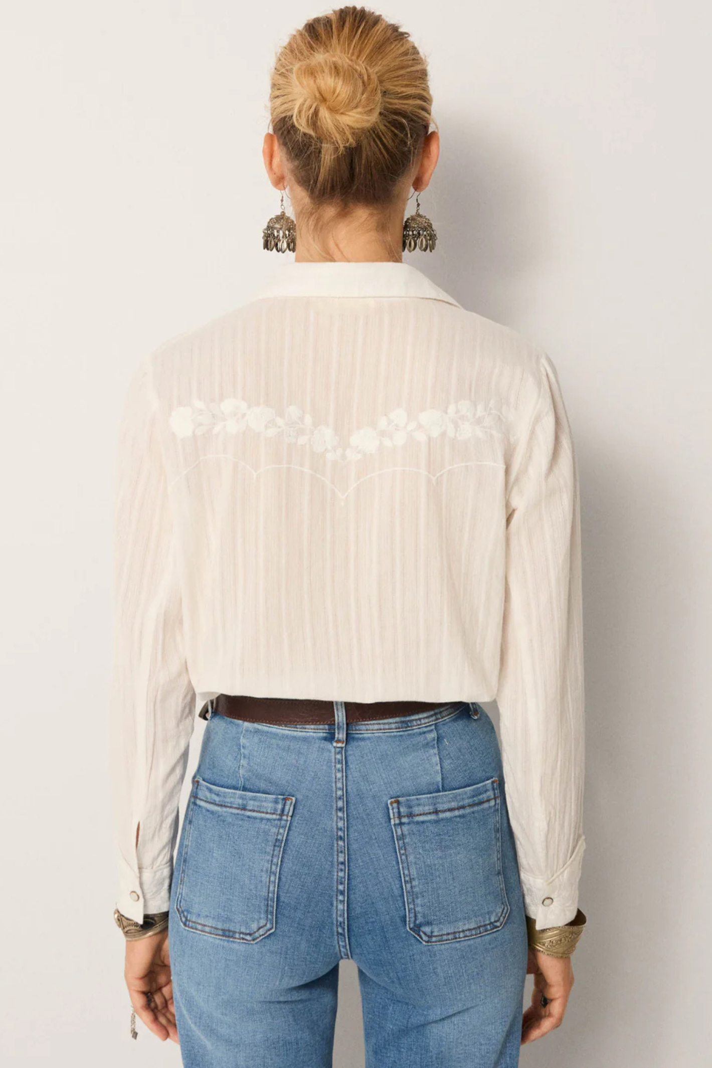 Maison Hotel Django Kerry Luna Blanca Blouse