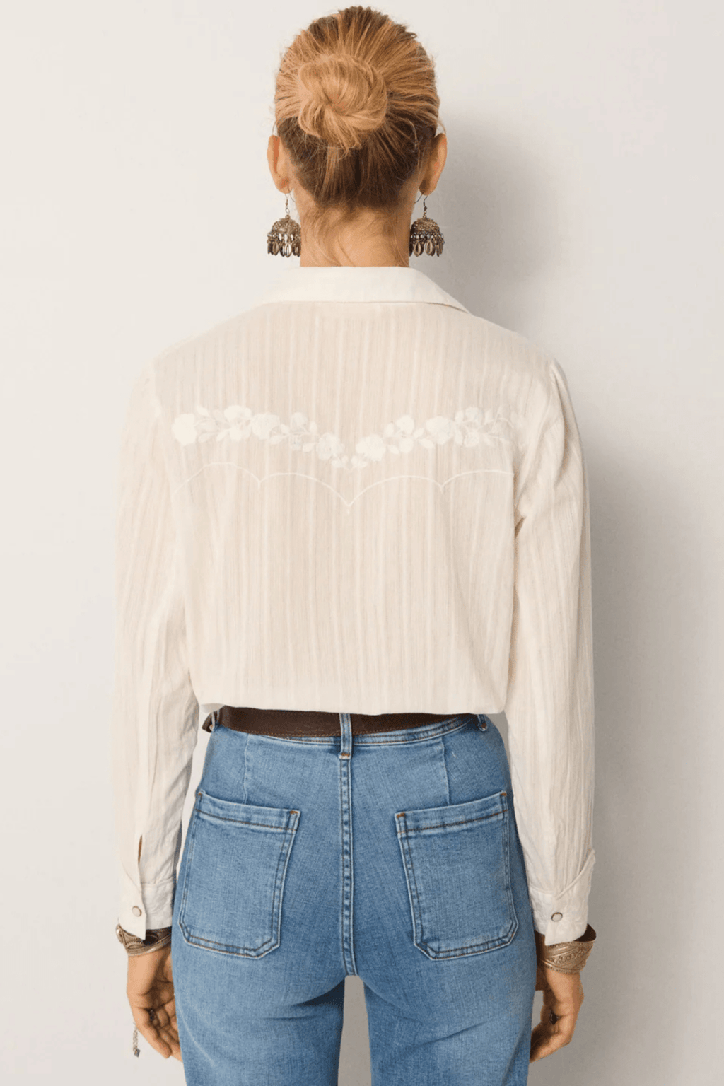 Maison Hotel Django Kerry Luna Blanca Blouse - Dotique - Maison Hotel