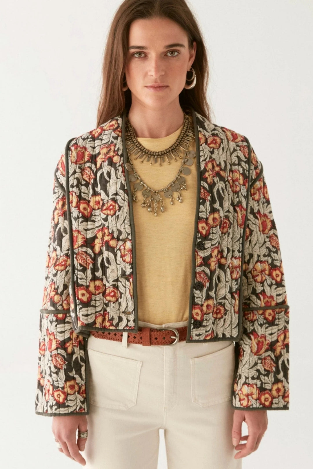 Maison Hotel Paradiso Perdutto Tadeo Jacket in Pina Colada Dotique