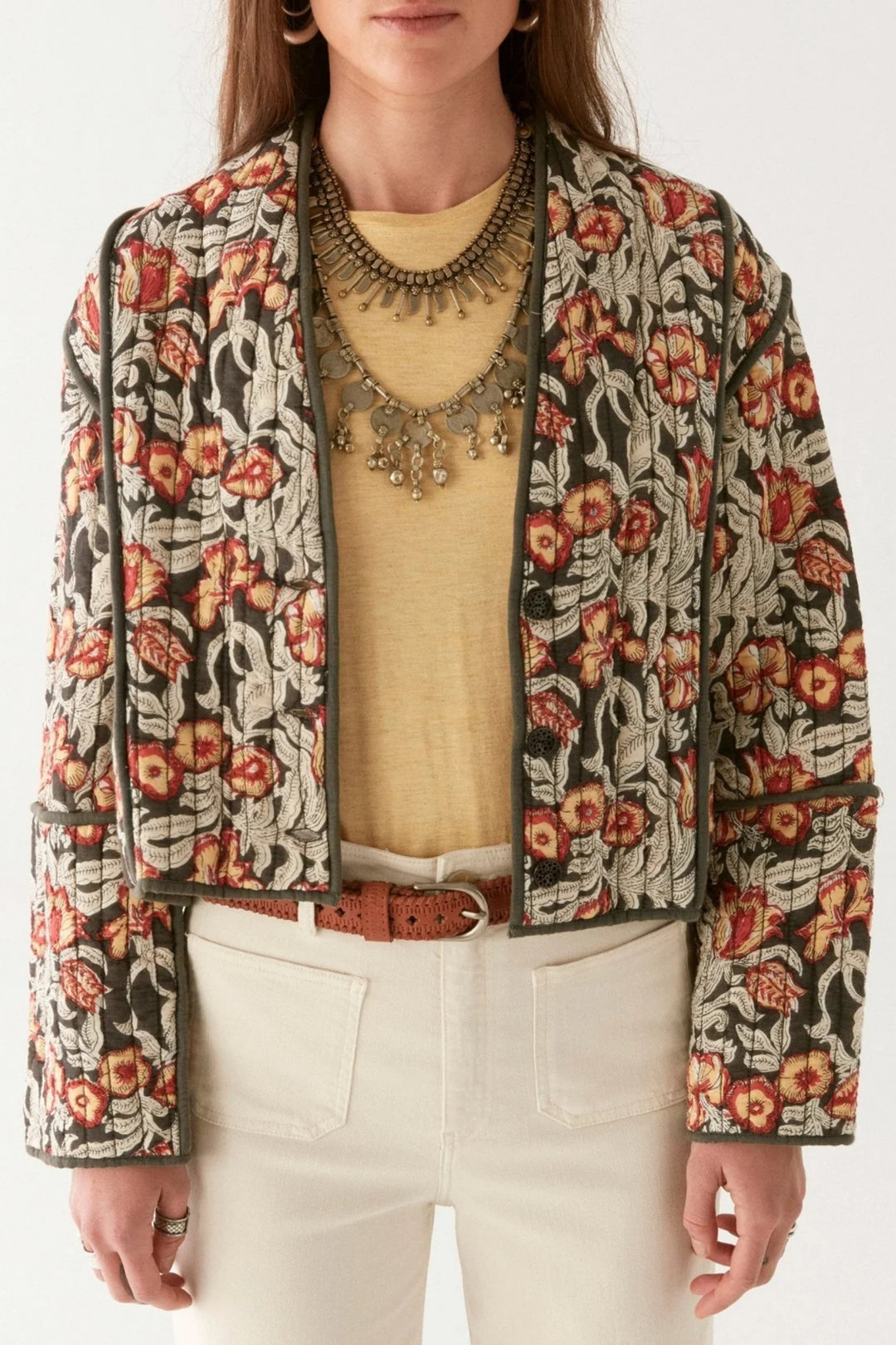 Maison Hotel Paradiso Perdutto Tadeo Jacket in Pina Colada Dotique