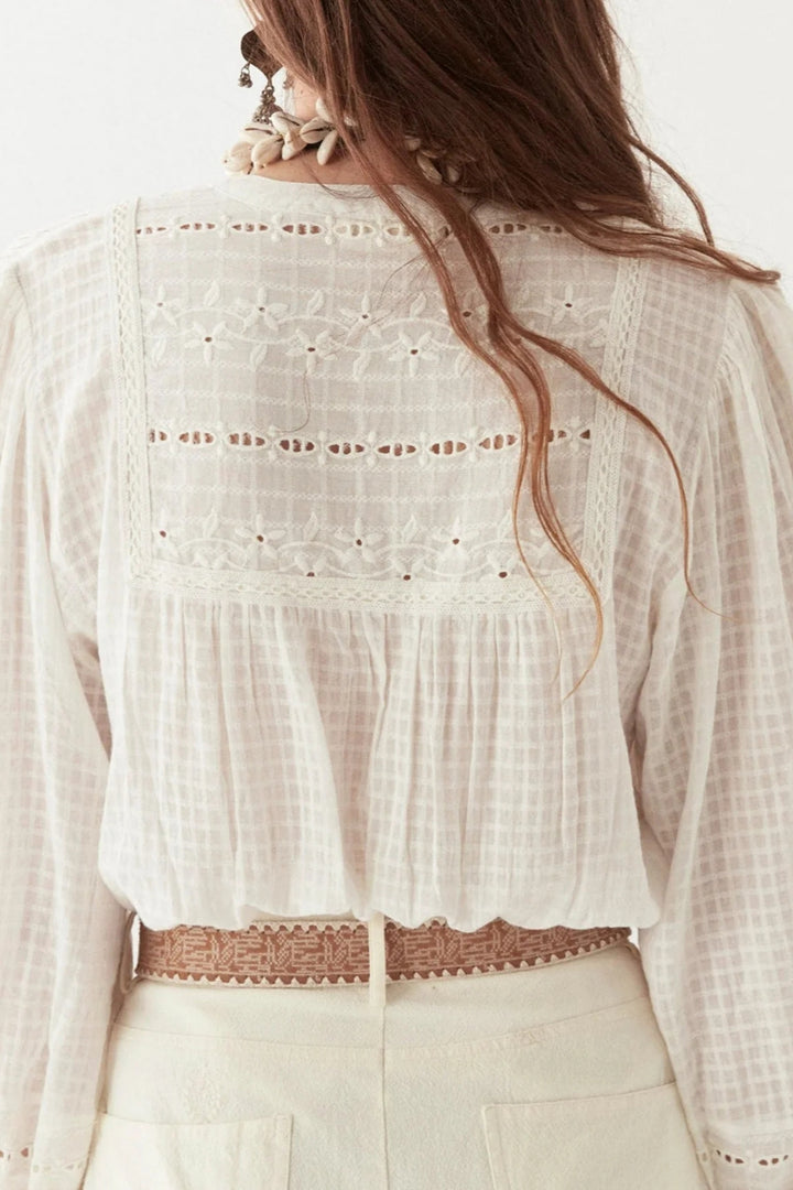 Maison Hotel Lord Byron Sabine Pearl Blouse Dotique