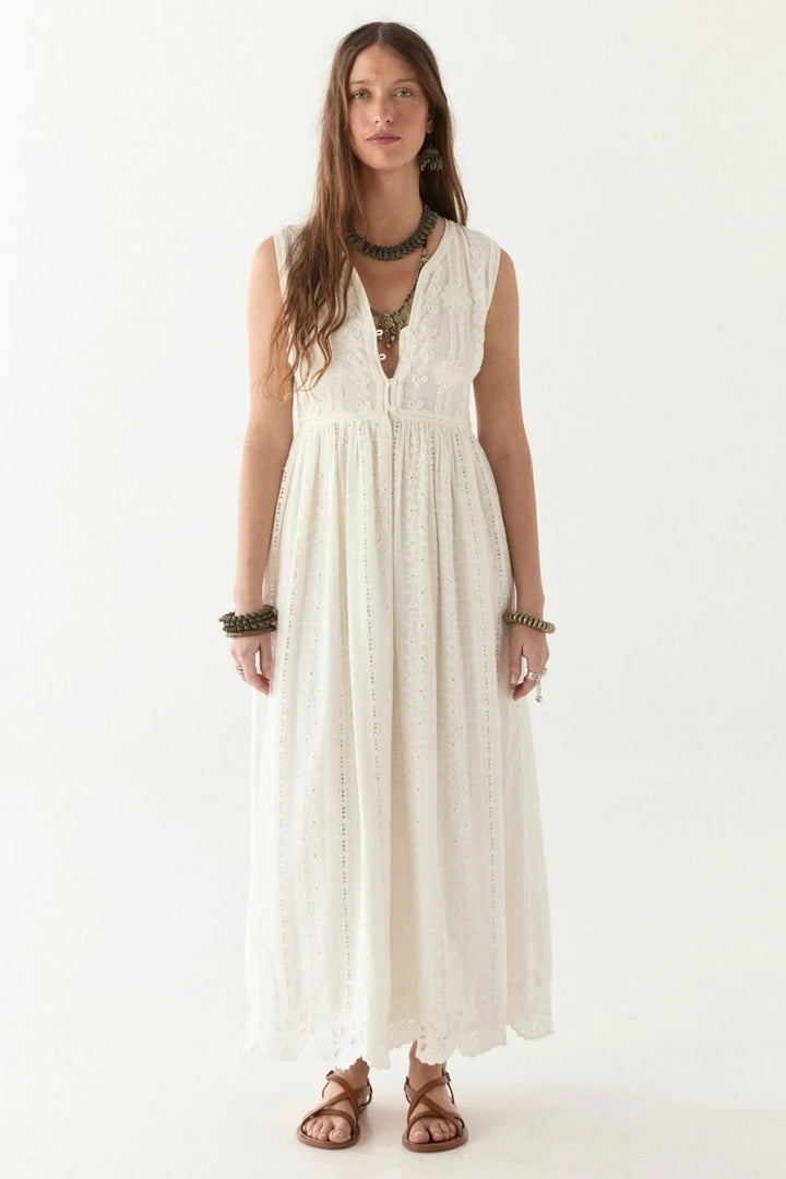 Maison Hotel Lord Byron Amandine Dress Pearl Dotique