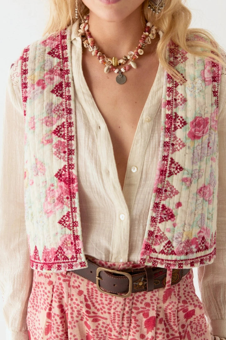 Maison Hotel Balmoral Ramona Vest in Candy Roses Dotique