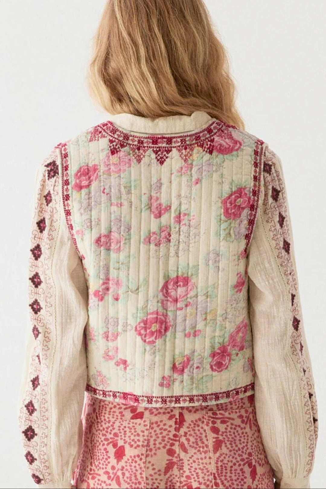 Maison Hotel Balmoral Ramona Vest in Candy Roses Dotique