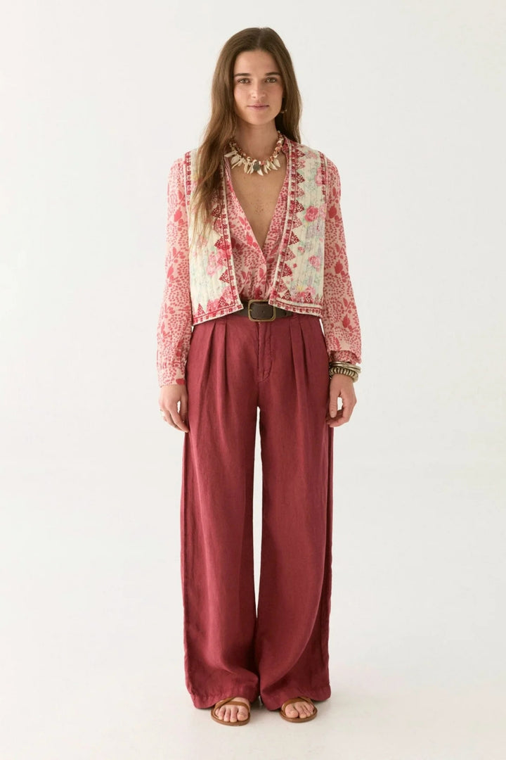 Maison Hotel Balmoral Ramona Vest in Candy Roses Dotique