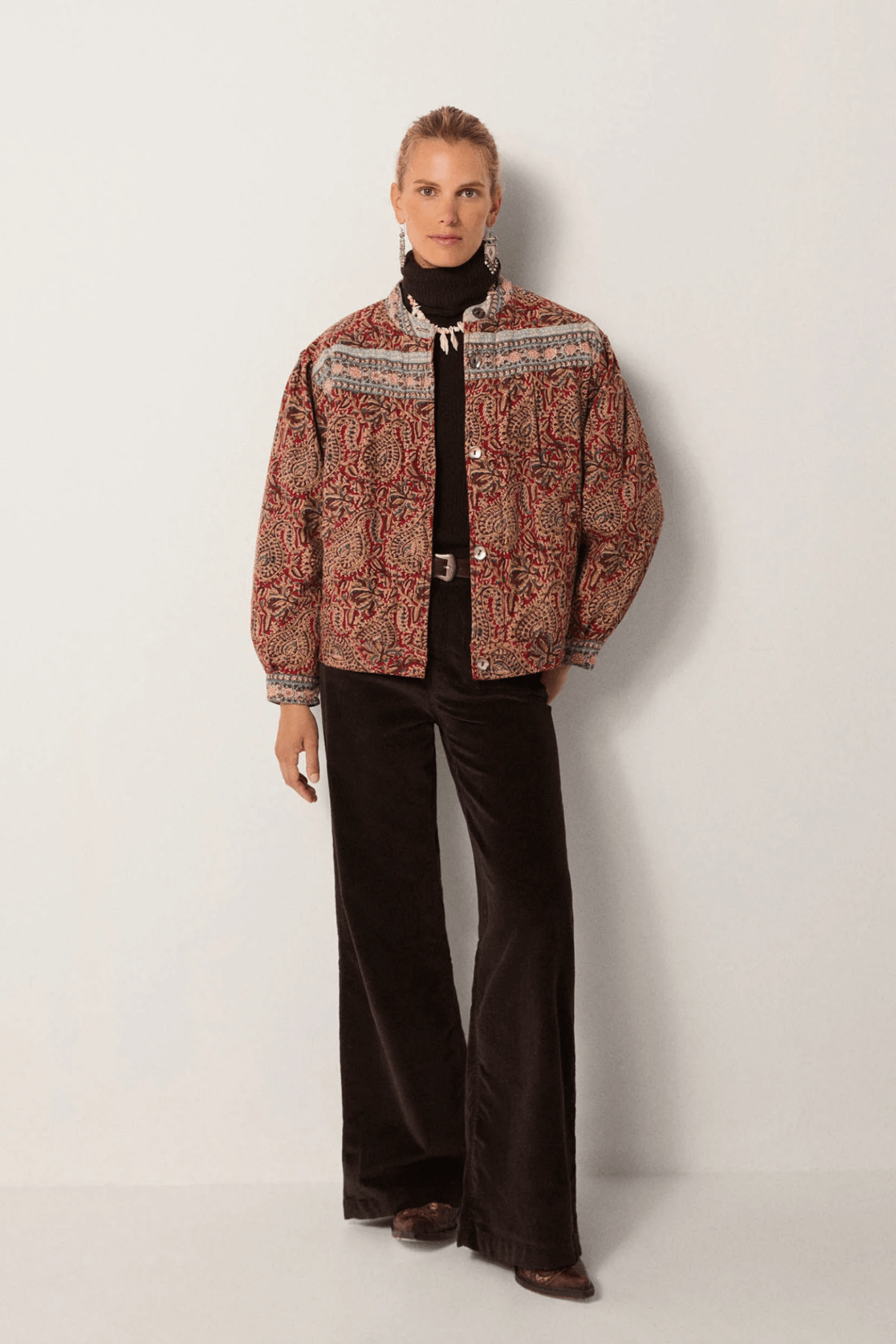 Maison Hotel Johnny Walker Olivia Burnt Russet Jacket - Dotique - Maison Hotel