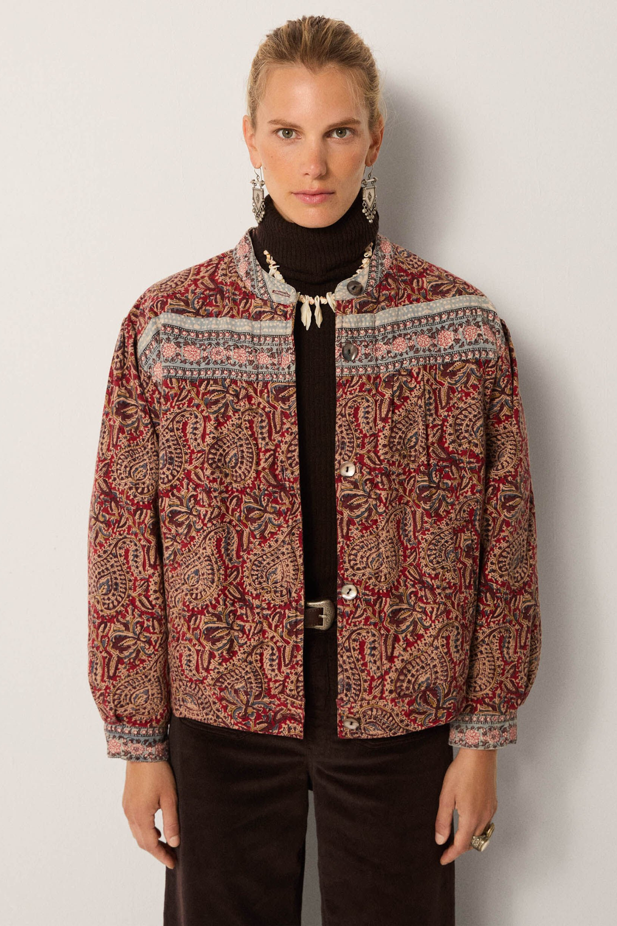 Maison Hotel Johnny Walker Olivia Burnt Russet Jacket