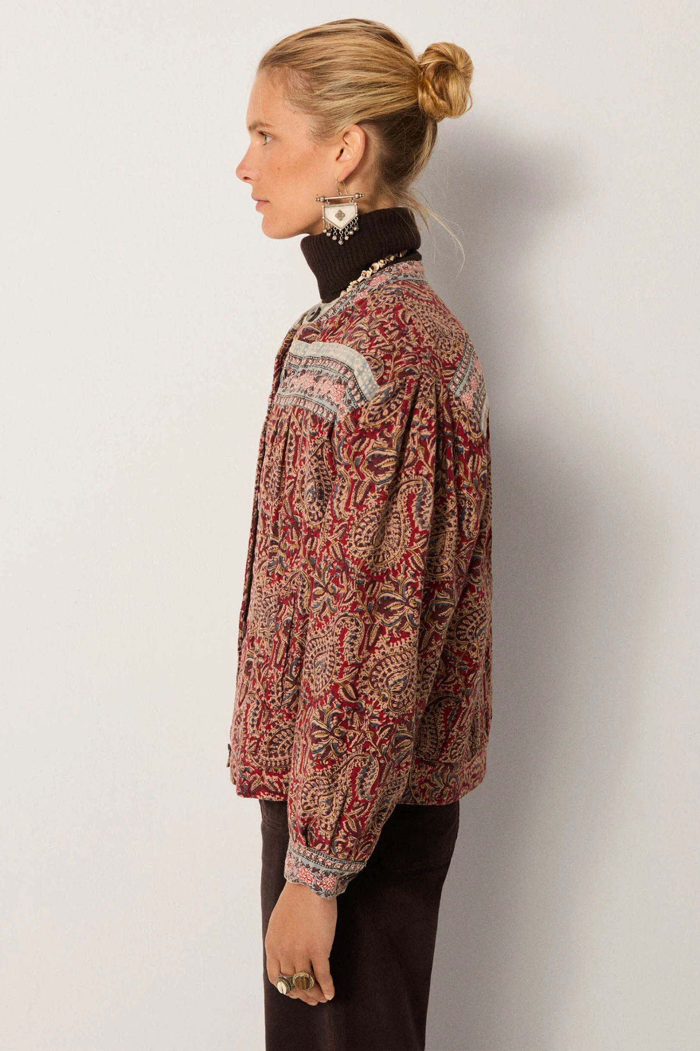Maison Hotel Johnny Walker Olivia Burnt Russet Jacket