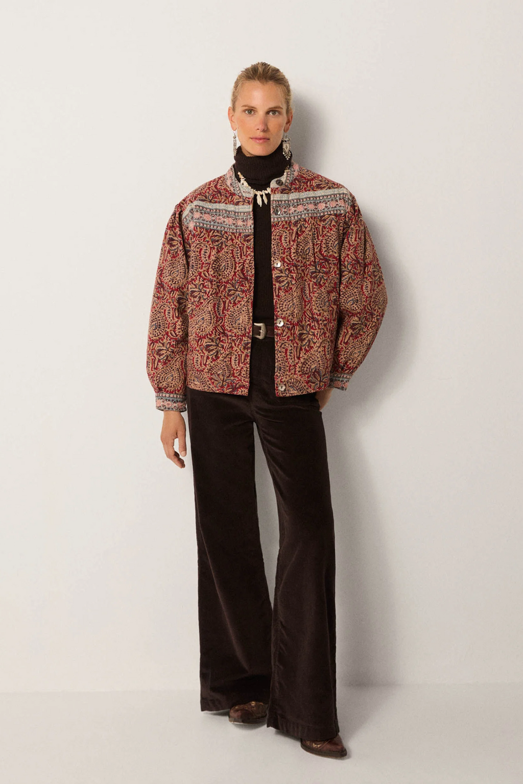 Maison Hotel Johnny Walker Olivia Burnt Russet Jacket
