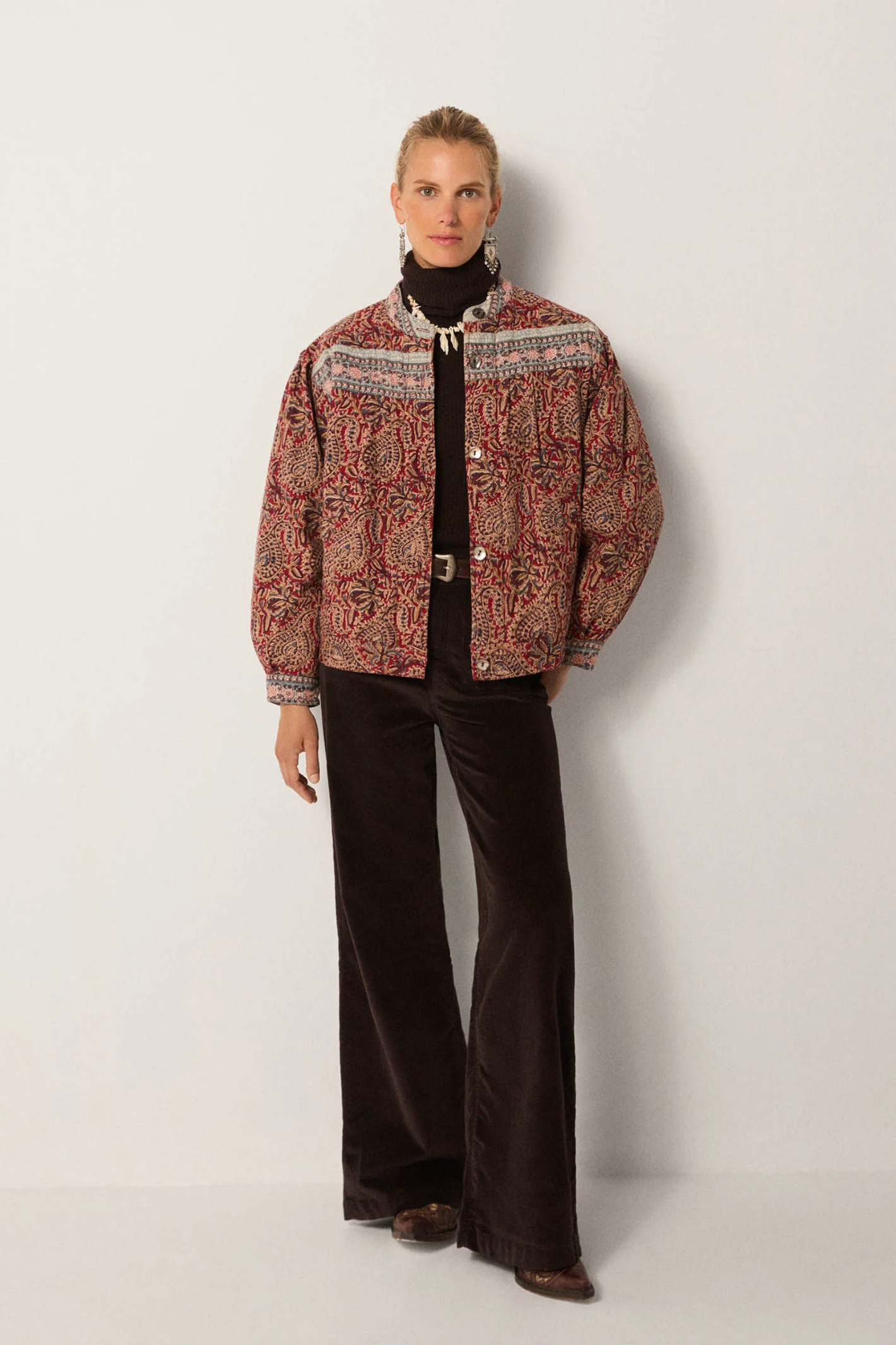 Maison Hotel Johnny Walker Olivia Burnt Russet Jacket
