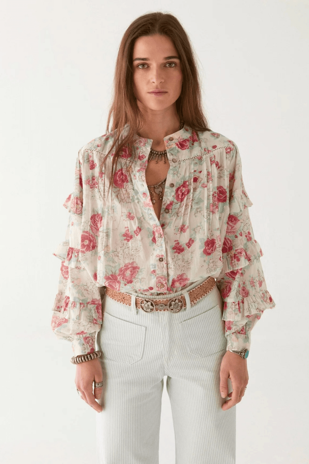 Maison Hotel Lolita Blouse - Candy Roses - Dotique - Maison Hotel