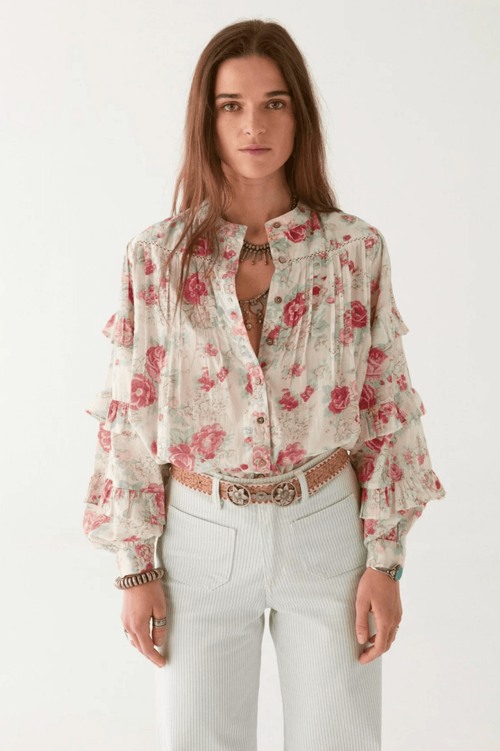 Maison Hotel Lolita Blouse - Candy Roses - Dotique - Maison Hotel