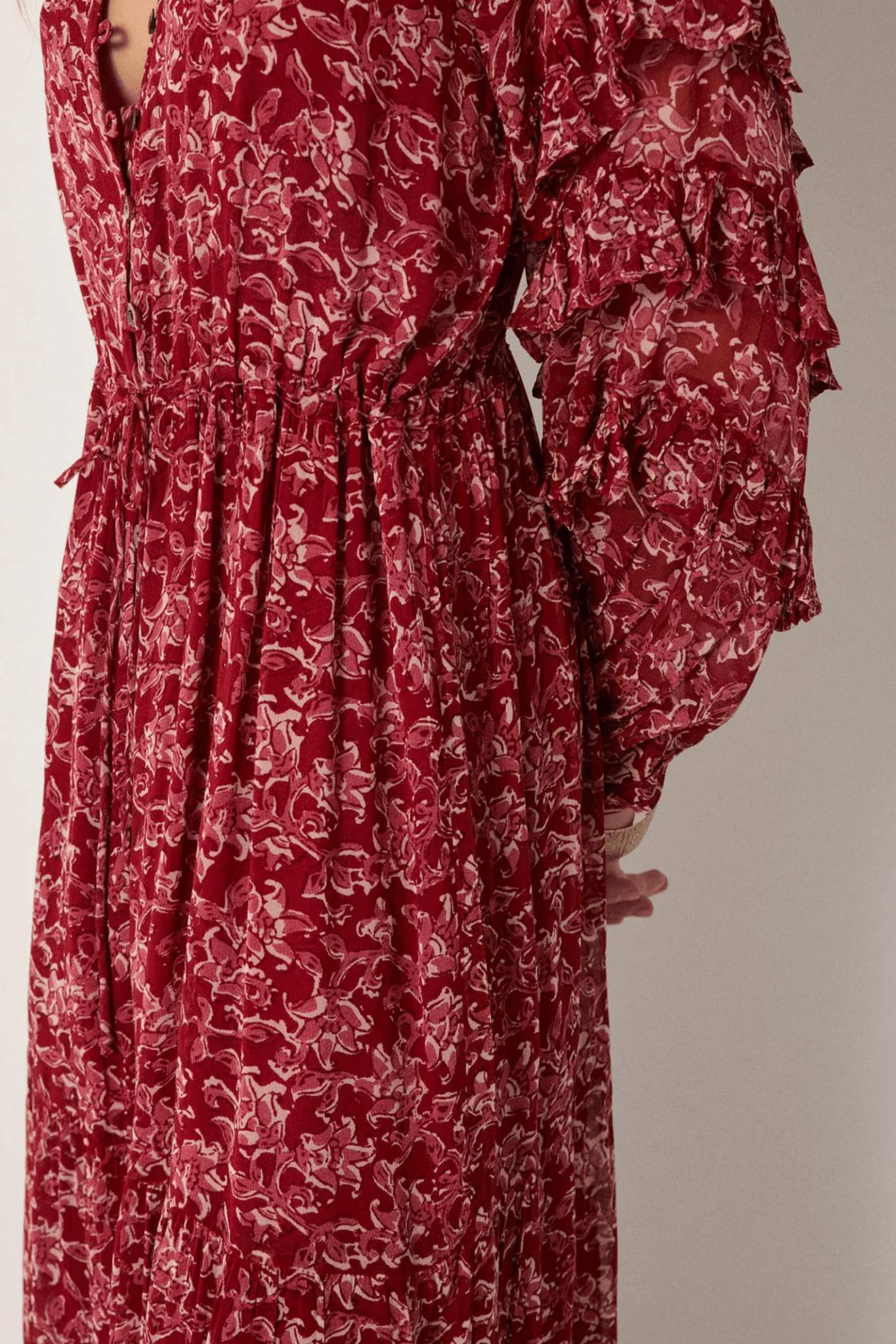 Maison Hotel Red Lion Harper Ruby Dress - Dotique - Maison Hotel