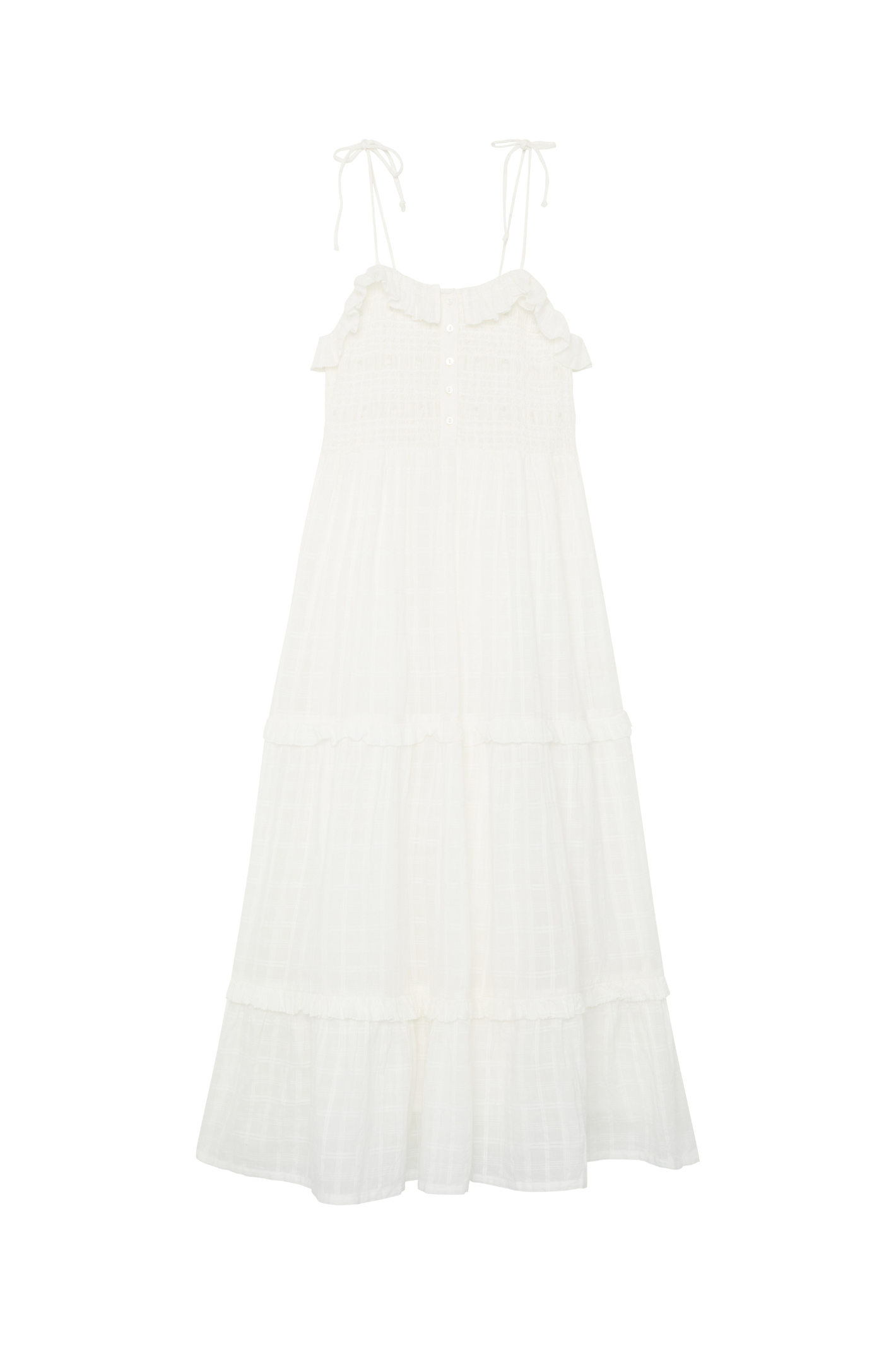 Maison Hotel Sienna Dress Love Me Tender Nuage by Maison Hotel, a white flowy dress, shop Maison Hotel at Dotique.