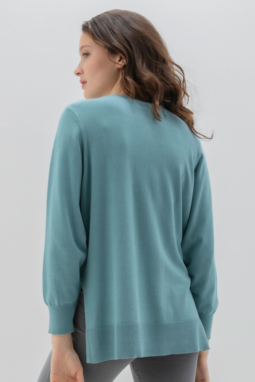 Marble 7530 Jumper Col 223 Teal - Dotique