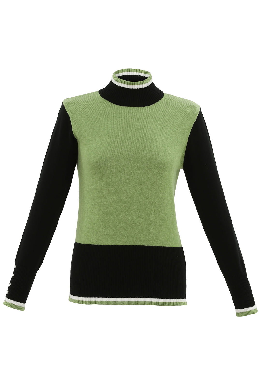 Marble 7563 Jumper Col 221 Green - Dotique