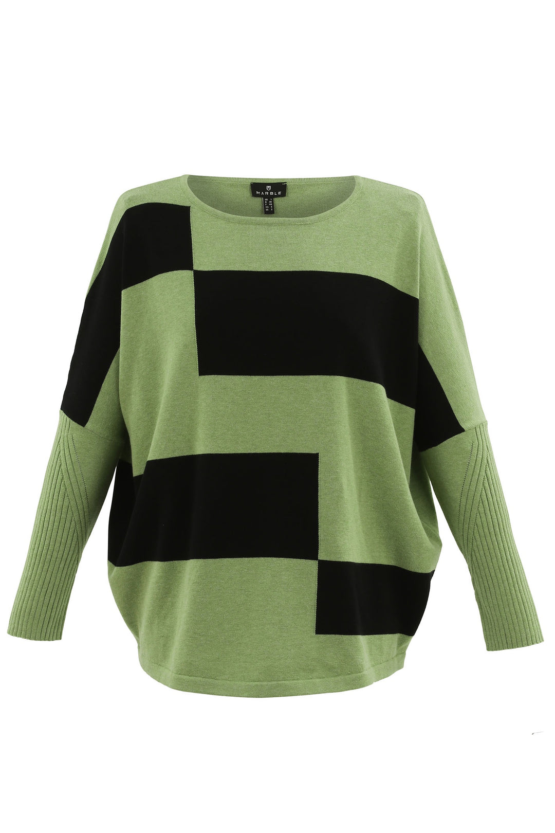 Marble 7611 Jumper Col 221 Green - Dotique