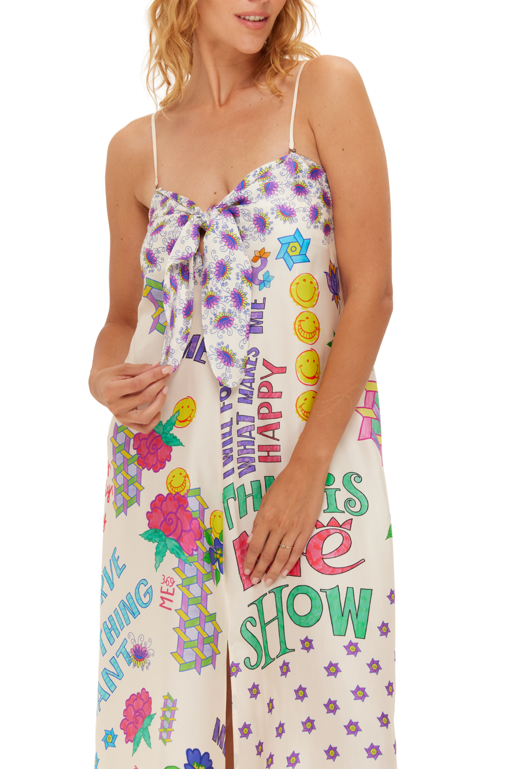 Me369 Eli Markers Stripeless Dress by Me369 featuring vibrant prints shop the Me369 collection at Dotique